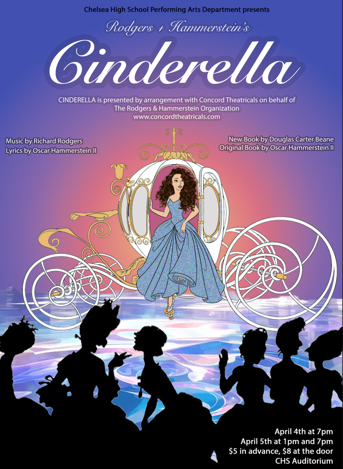 Advertisement of CHS' Performance of Cinderella